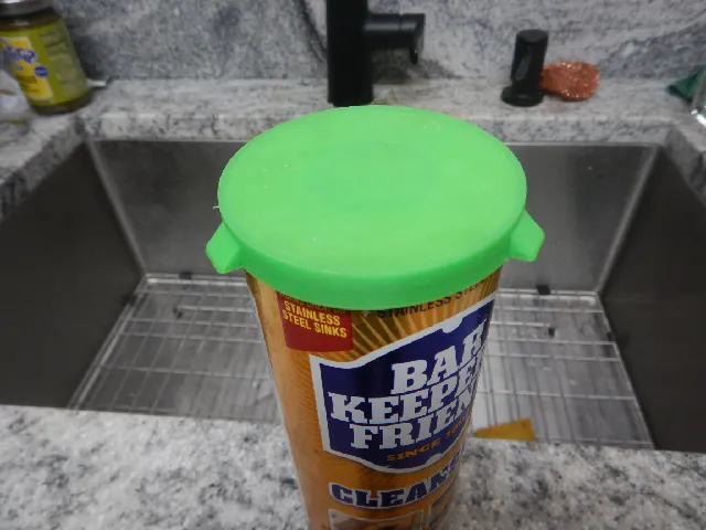 Lid for Ajax, Comet and Bar Keepers Friend