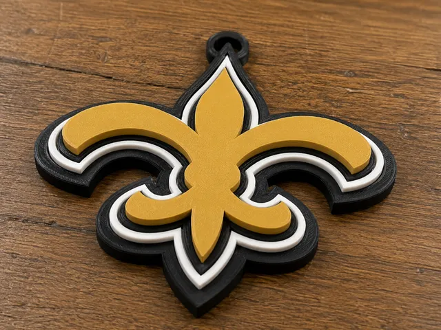 New Orleans Saints Oversized 3D Fan Logo Pendant