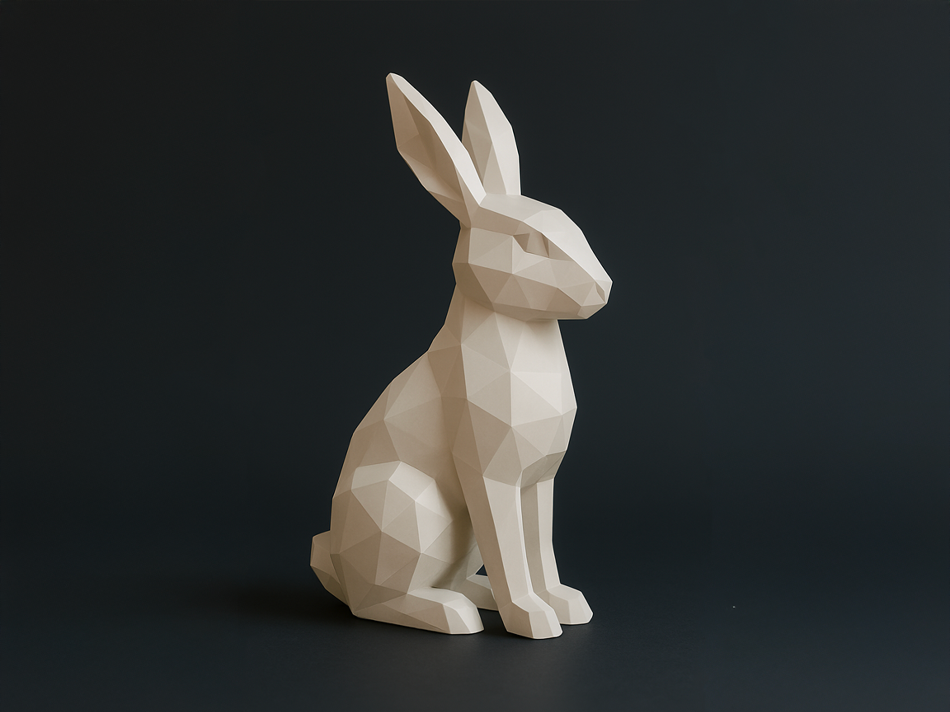 Lowpoly Modern Bunny