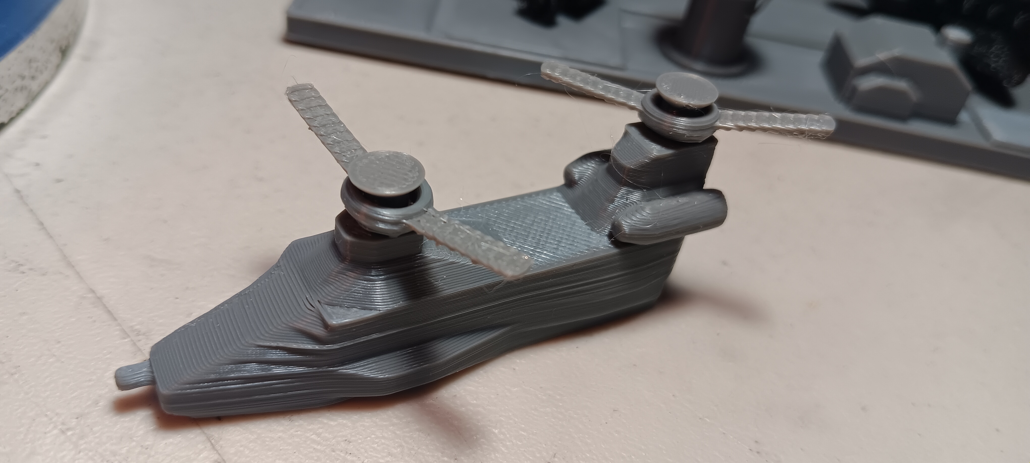 Helicopter Toy with spinning propeller blades