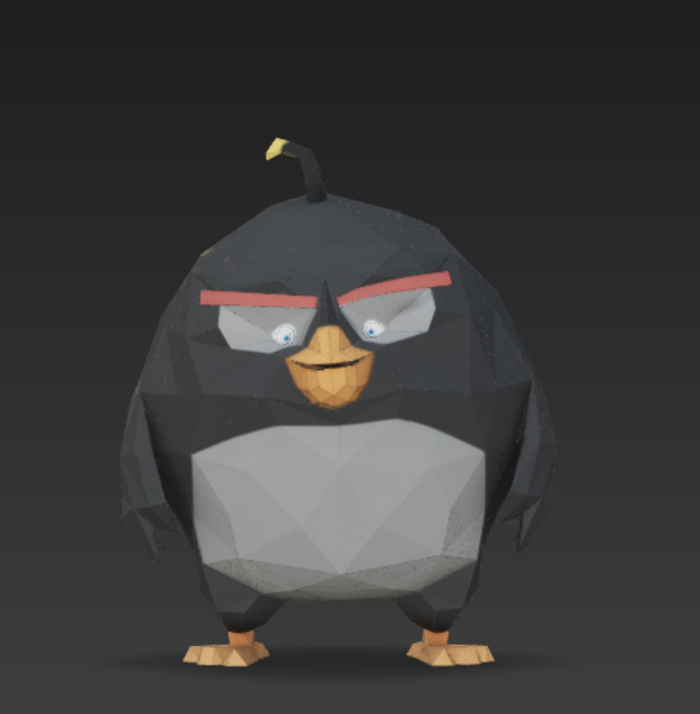 Angry bird(black)