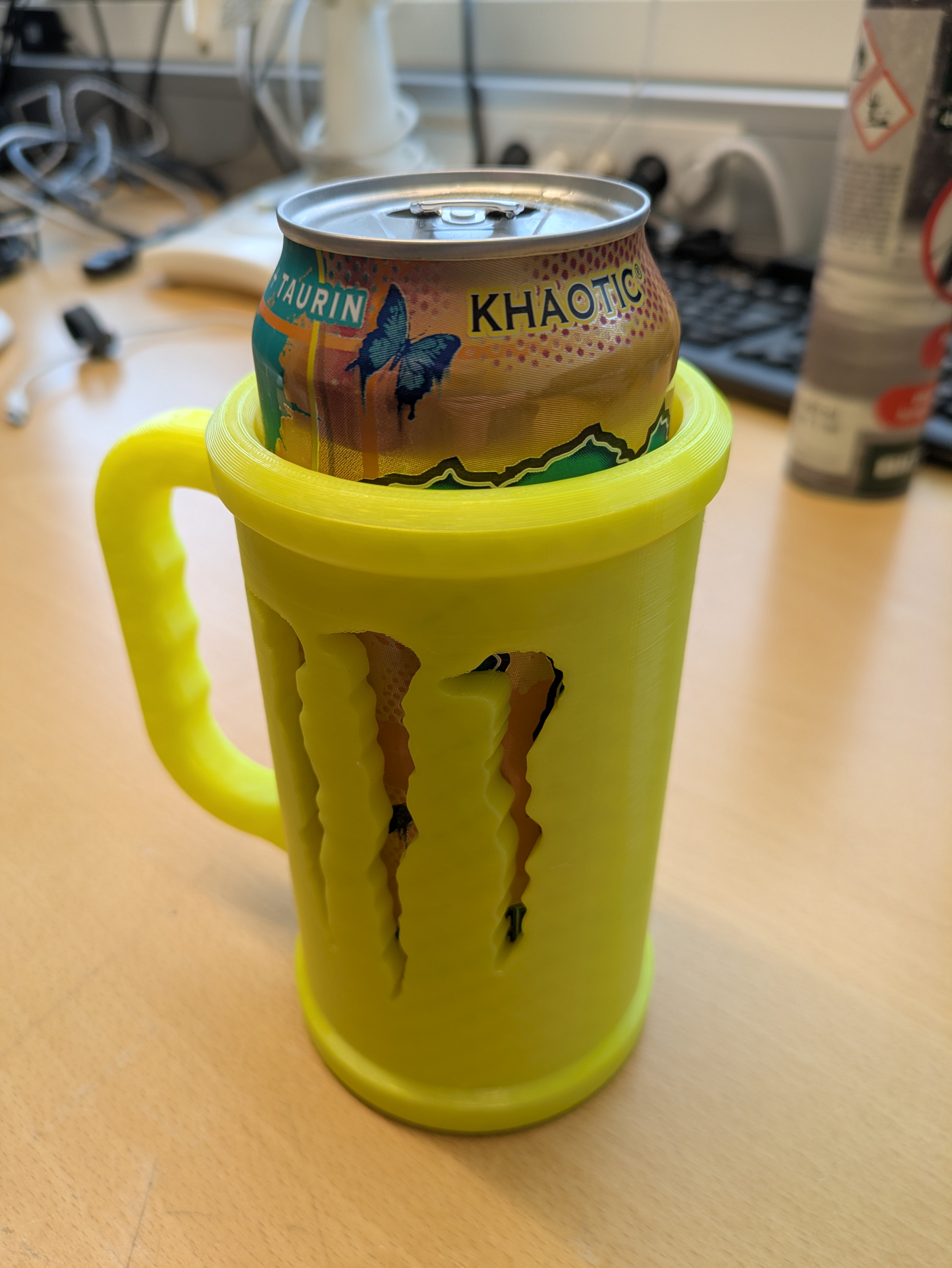 Monster Energy Drink can holder mug