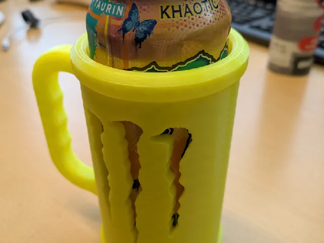 Monster Energy Drink can holder mug