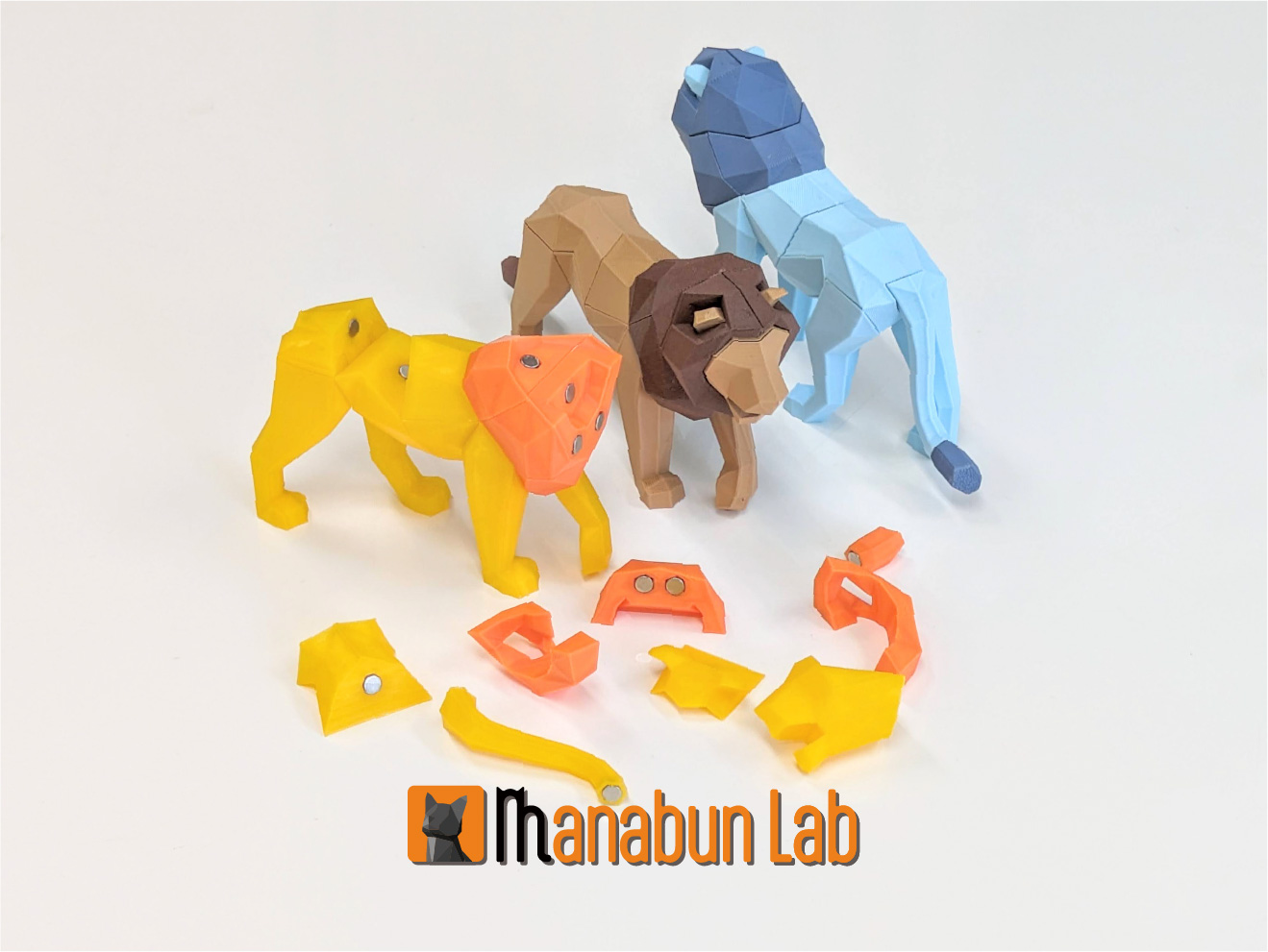 Low Poly Lion Puzzle — miniatura 6