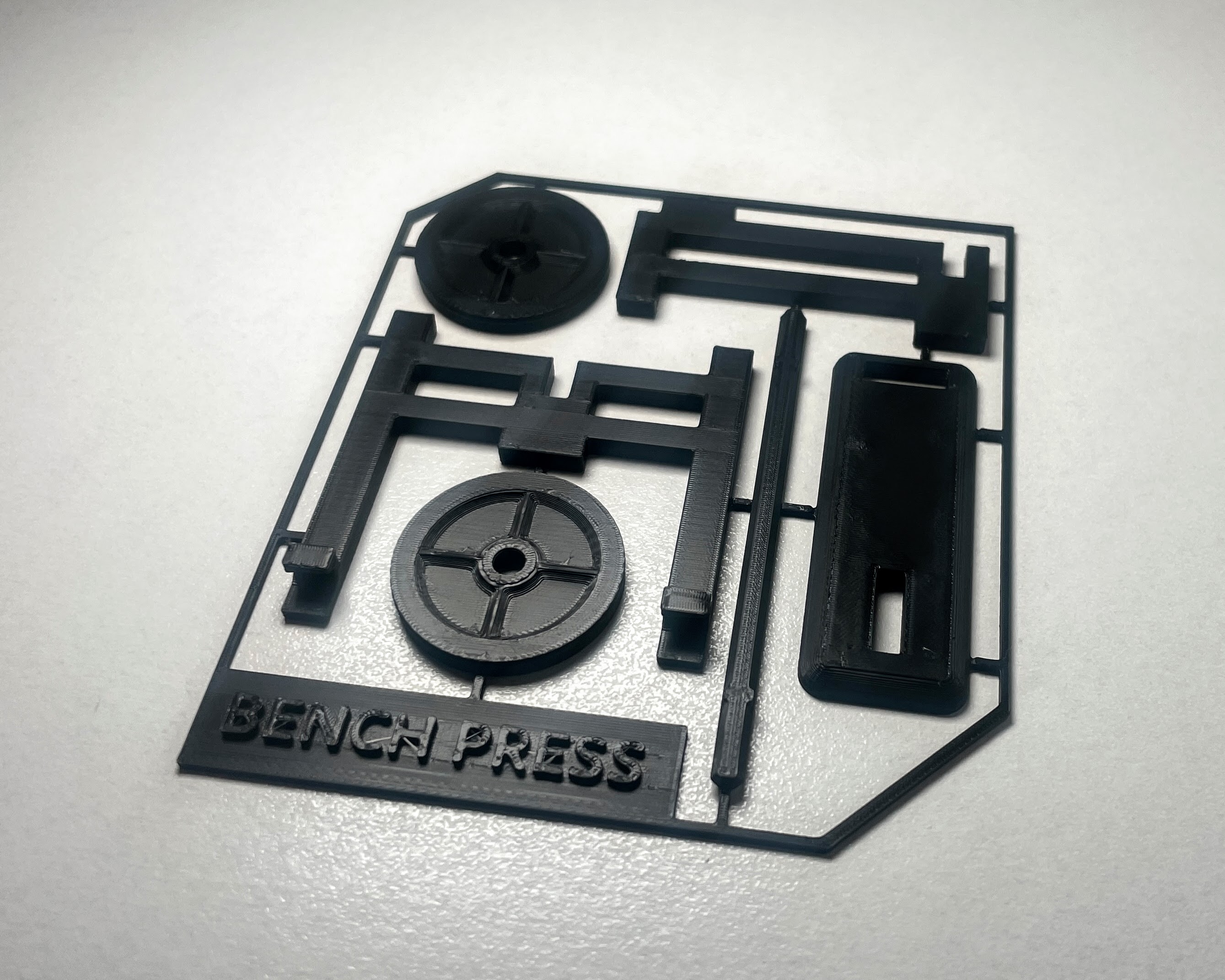 Miniatura 2 do modelo 3D Bench Press Kit Card
