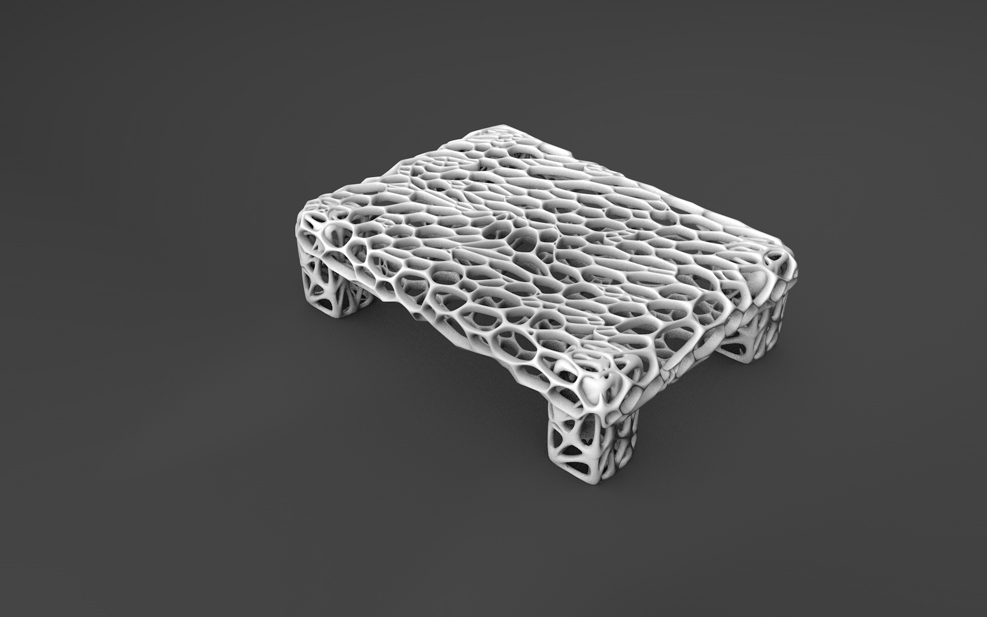Shower Shampoo Stand Voronoi