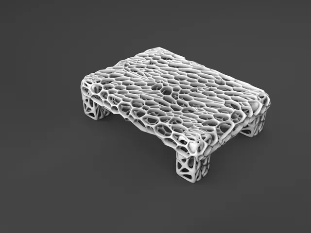 Shower Shampoo Stand Voronoi
