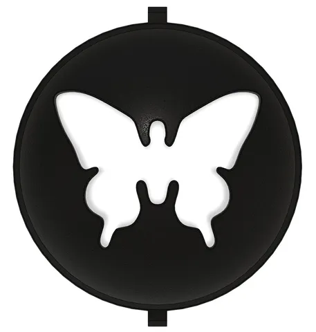 Golf - Butterfly Golf Ball Marker Stencil Insert (V2)