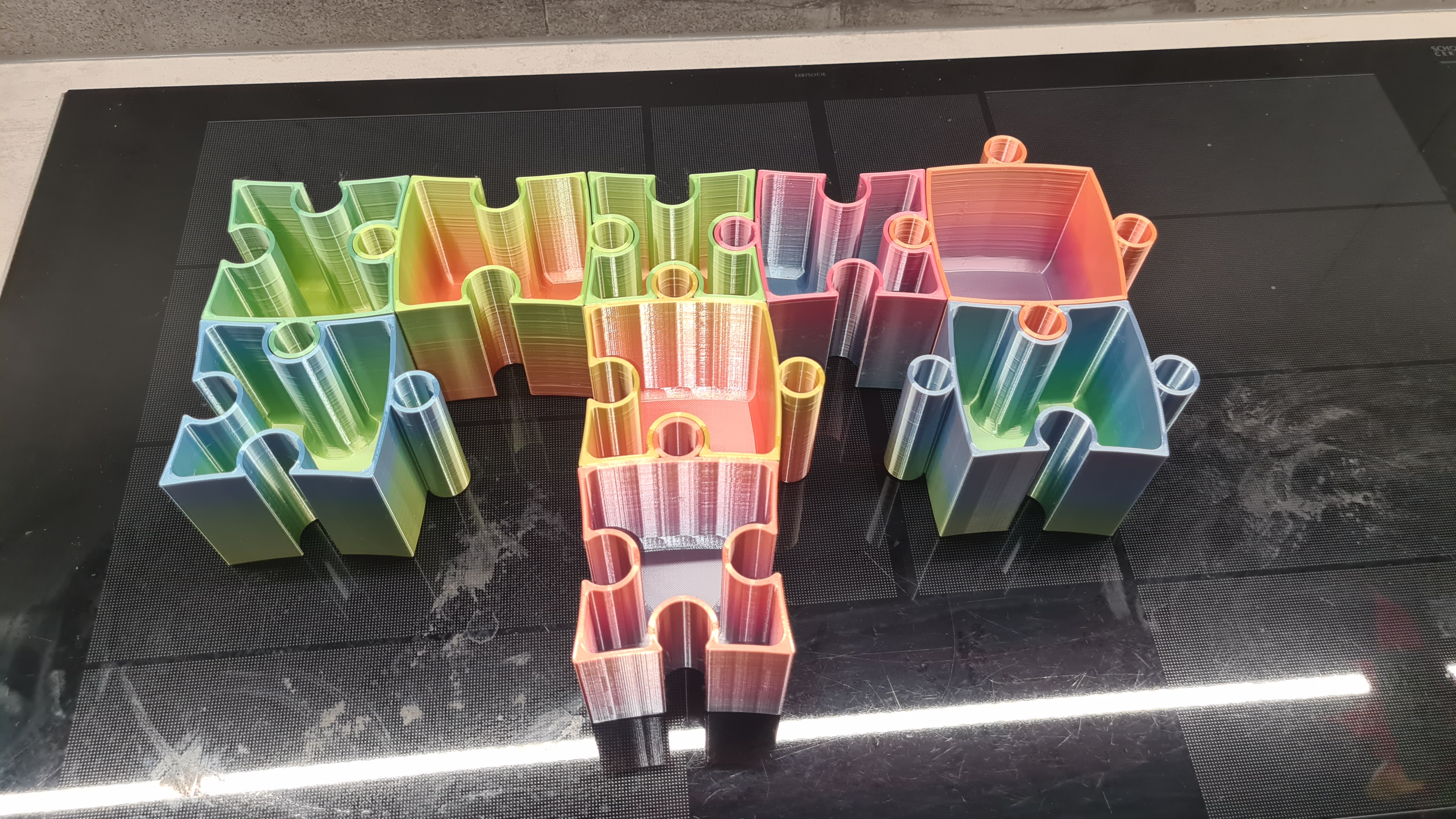 Miniatura 3 do modelo 3D Stackable puzzle bowl