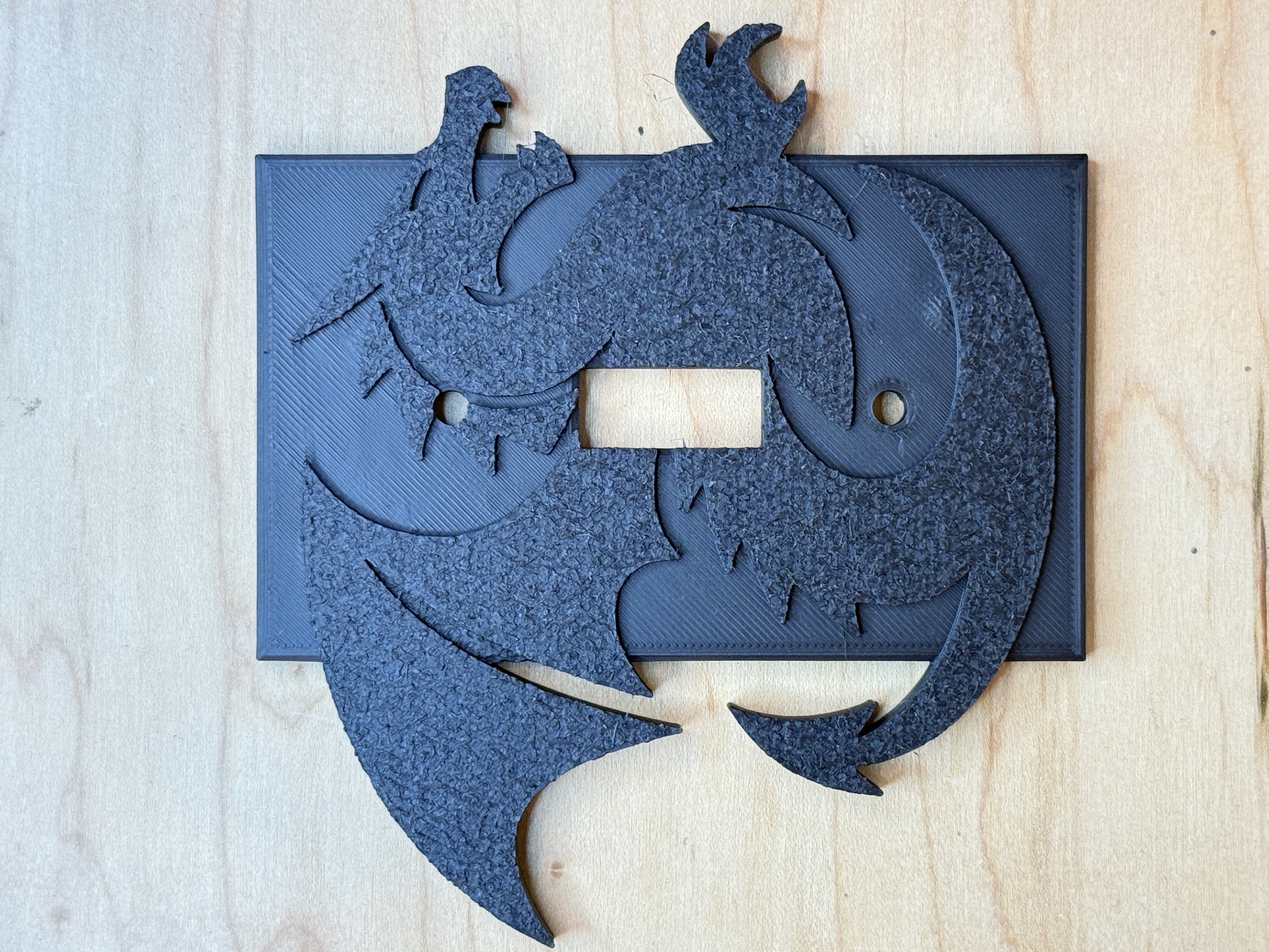 Claire's Dragon Light switch Cover