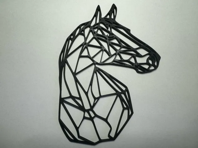Horse geometric wall art