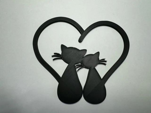 Love cat wall art