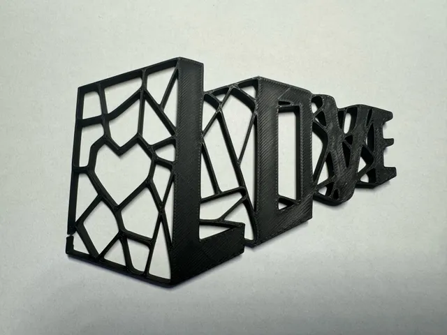 Love geometric wall art