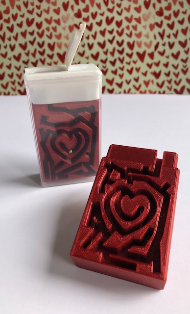 Tic Tac Box Heart Maze