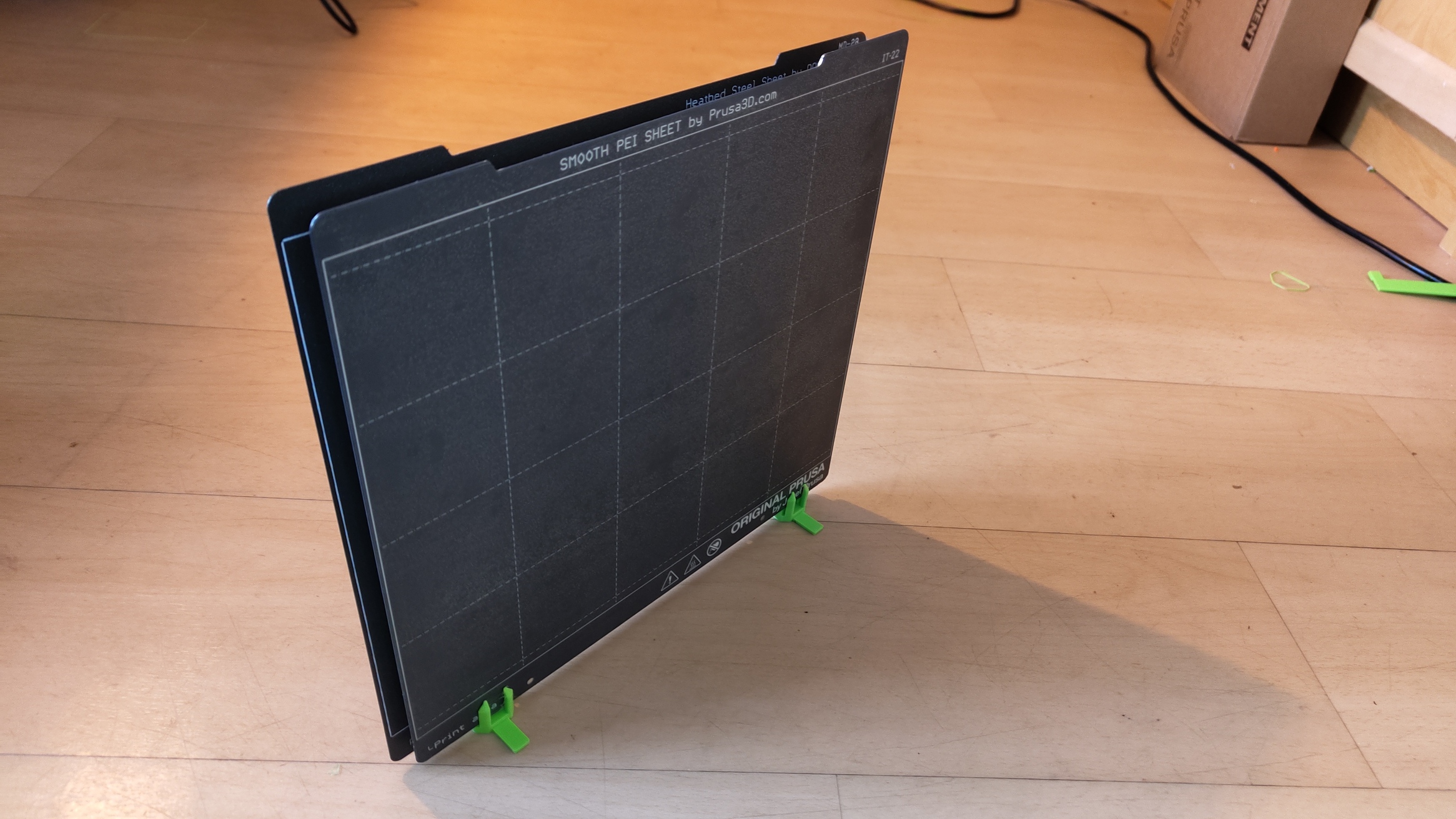 minimalistic prusa steel sheet holder for 2 sheets