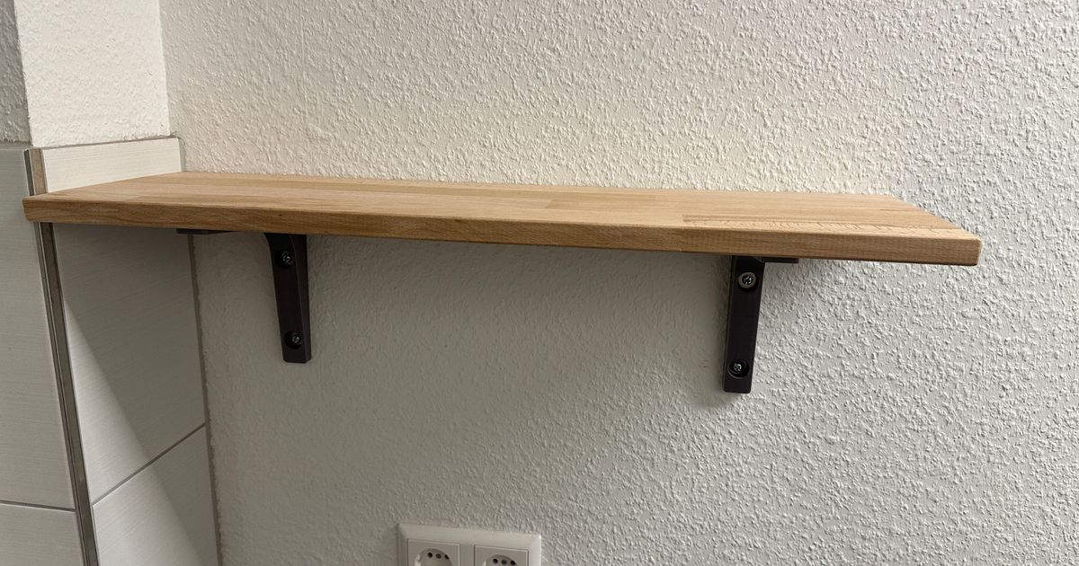 Shelf Bracket Drywall Construction / Konsole - Regalhalter ...