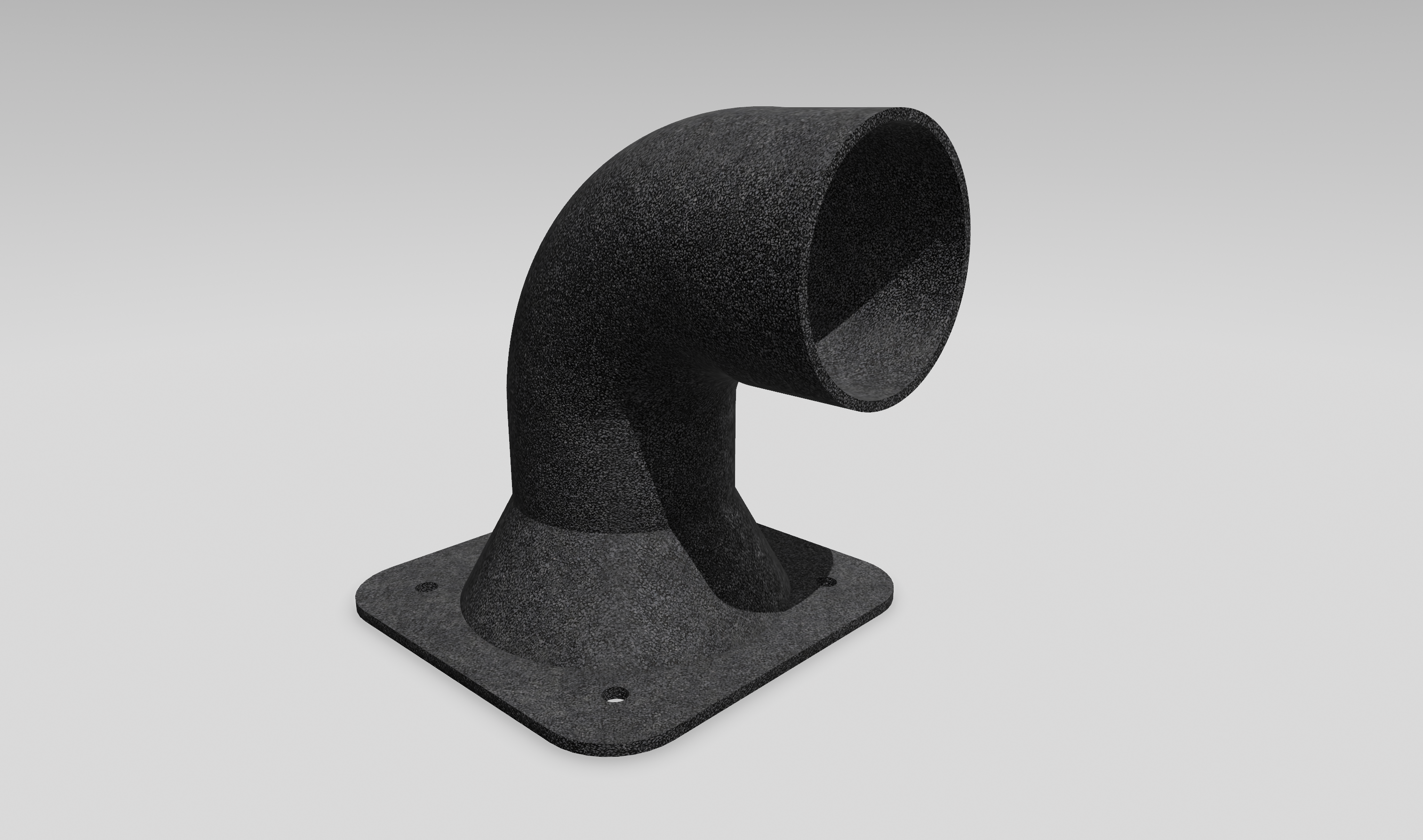 Creality K1 Rear exhaust pipe connection 38mm