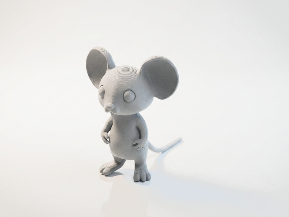 Chibi Mouse Figurine Cute Character 3D Printable