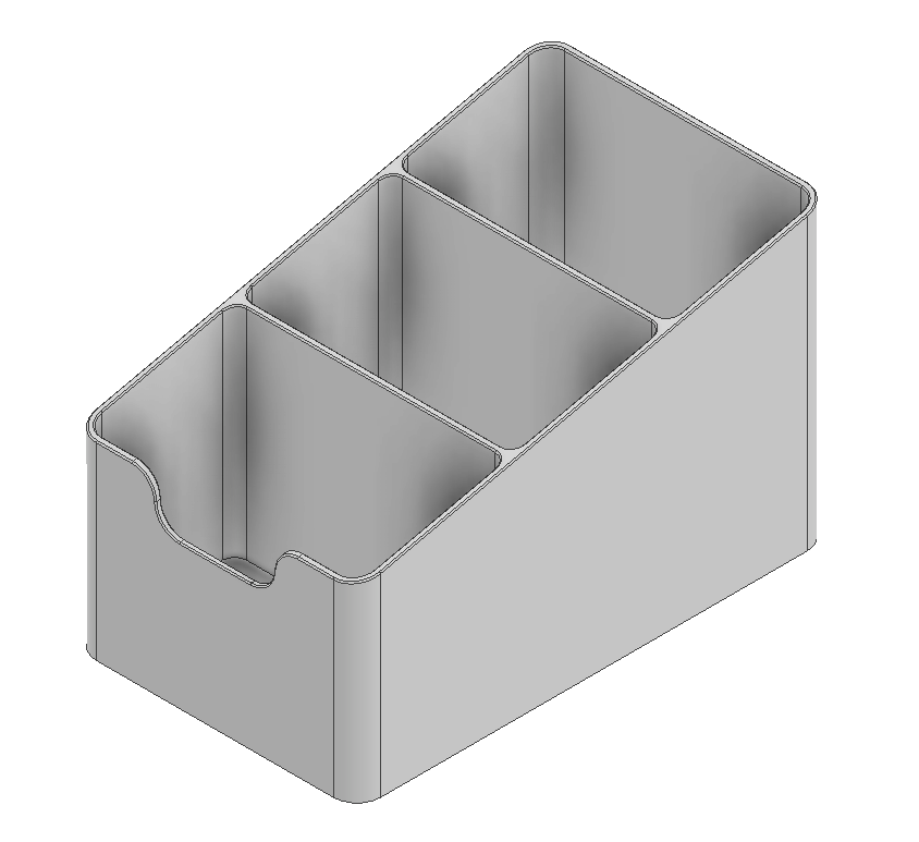 Kitchen organizer box by Robour Download free STL model