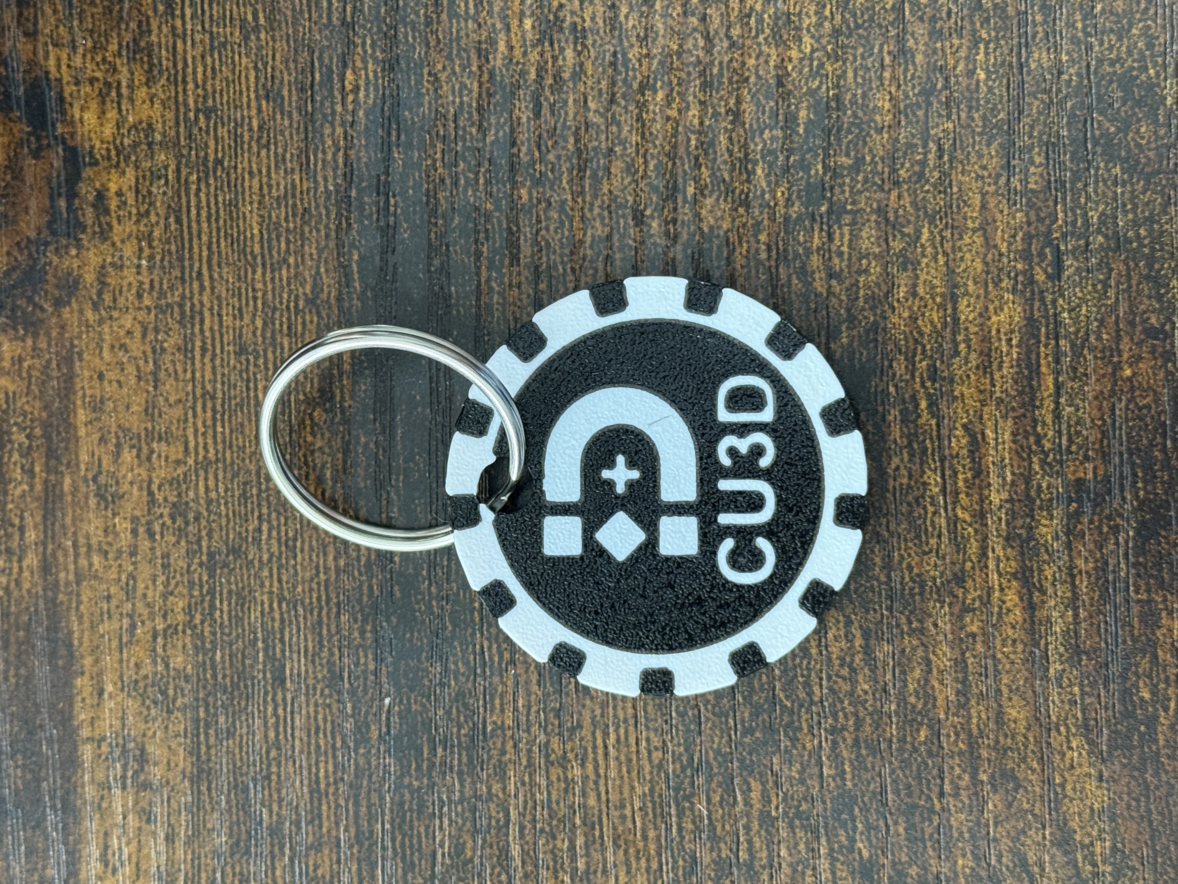 CU3D Maker Chip Keychain