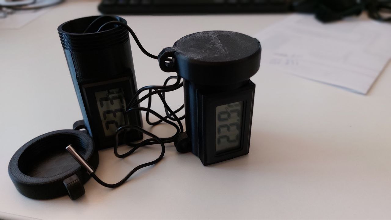 thermometer holder tube case