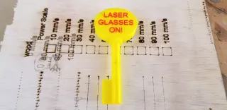 Laser Interlock Key