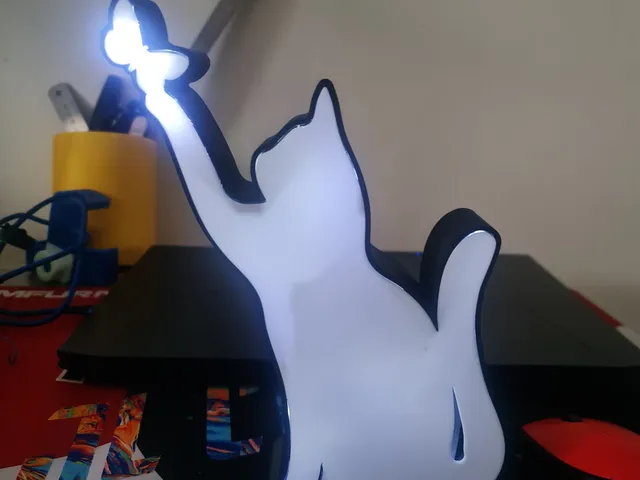 Cat lamp