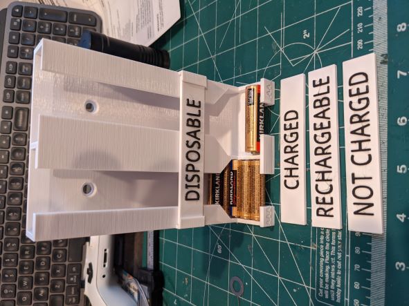 AA and AAA Battery Dispenser