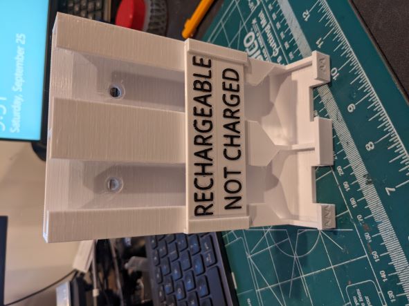 AA and AAA Battery Dispenser by chking | Download free STL model ...