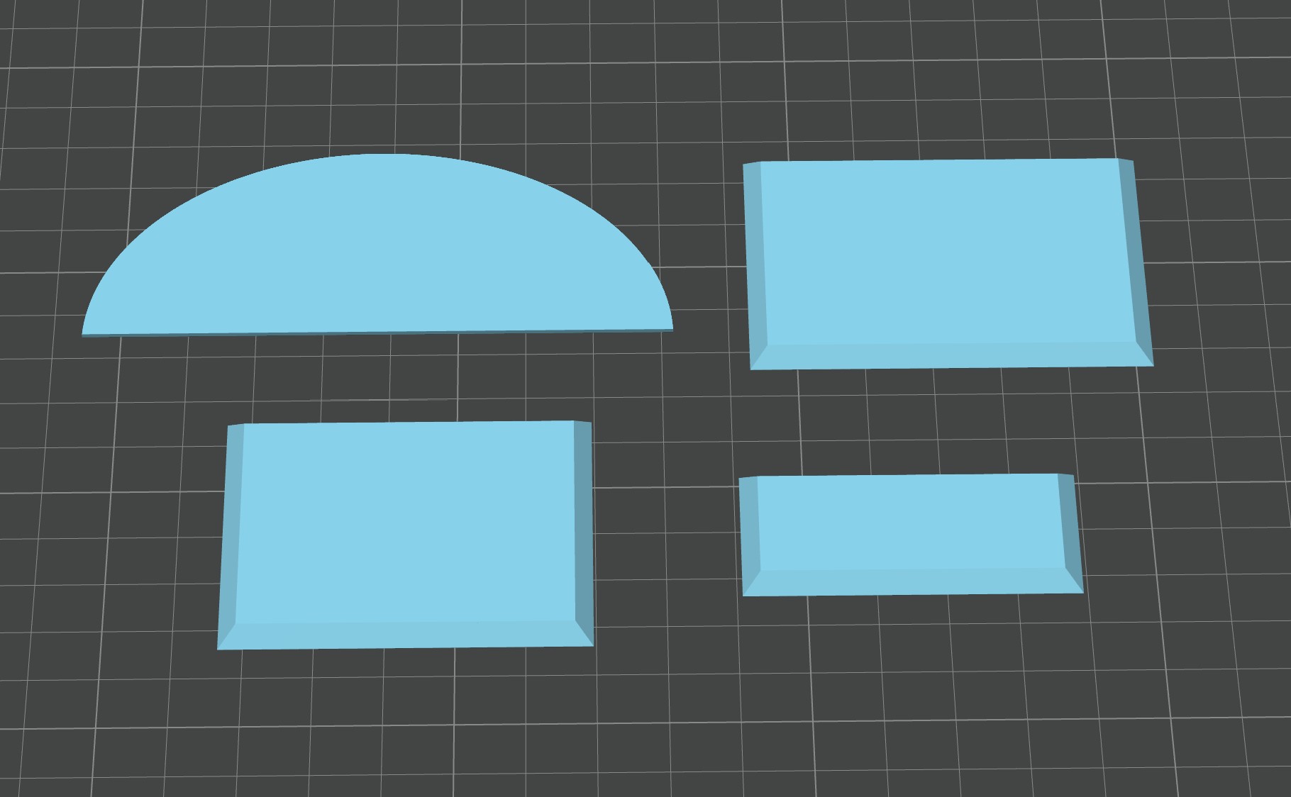 Blanco plates for Pirates Treasure Chest