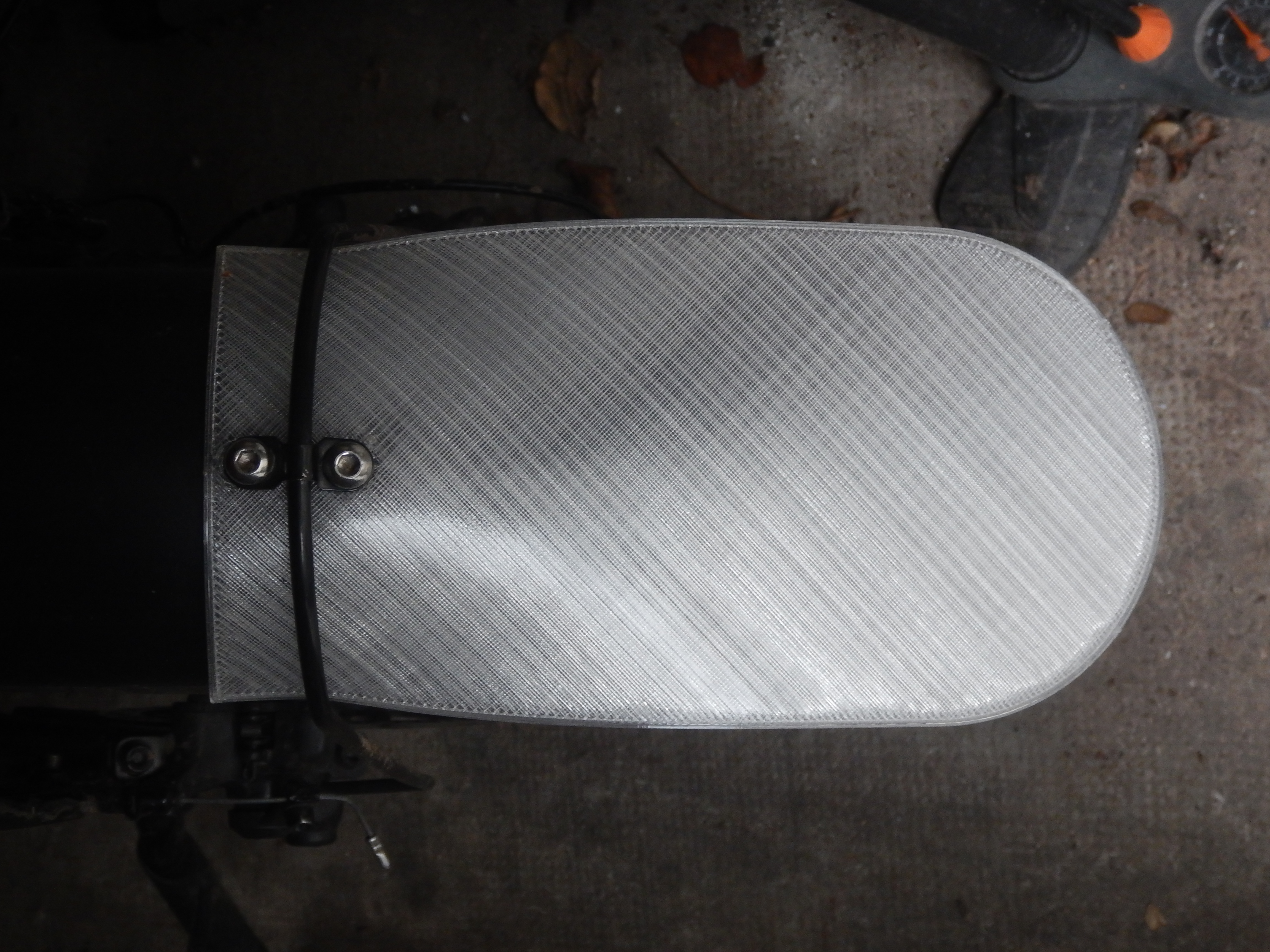 Mud flap for bicycle, parameterizable - Schmutzfänger für Fahrrad, parametisierbar