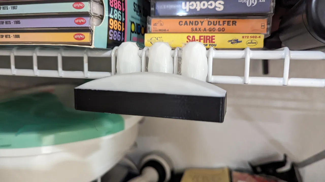 Wire shelf or rack hat storage / hat hanger by EDGeProjects | Download ...