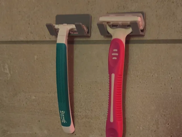 Minimalistischer Rasierer-Halter - Minimalist Razor Holder