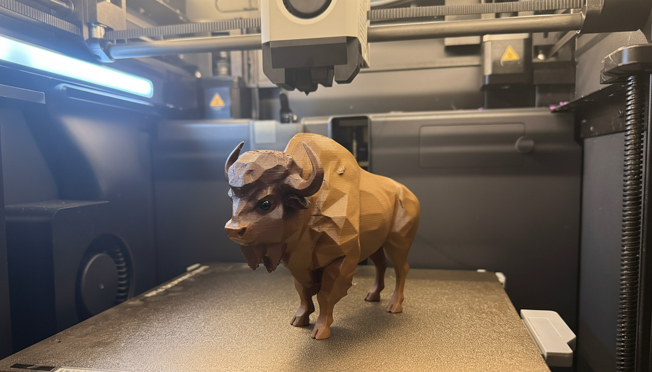 Low Poly Buffalo