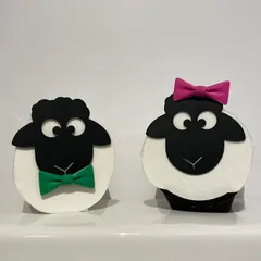 Shaun the Sheep Toilet Paper Roll Holder (Narrower Remix) by Dylan, Download free STL model