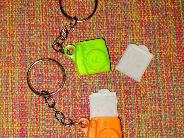 Camera Keychain With Small Picture