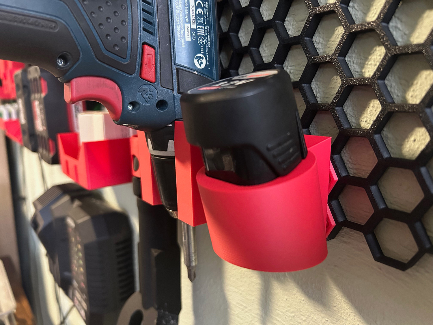 HSW Bosch GSR Battery Holder by Frank Zimmers Download free STL