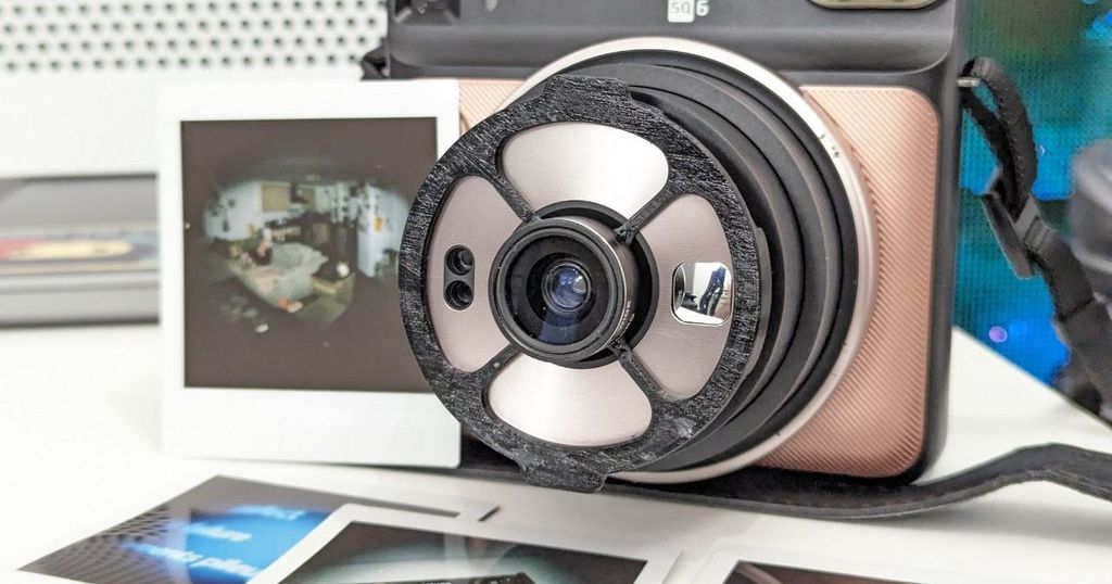 Instax SQ6 M17 (Phone) Lens Adapter by Knifa Download free STL model