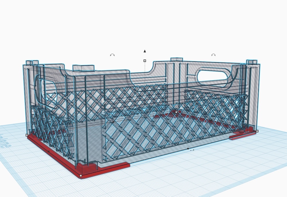 Shelf Crate Retaining Bracket