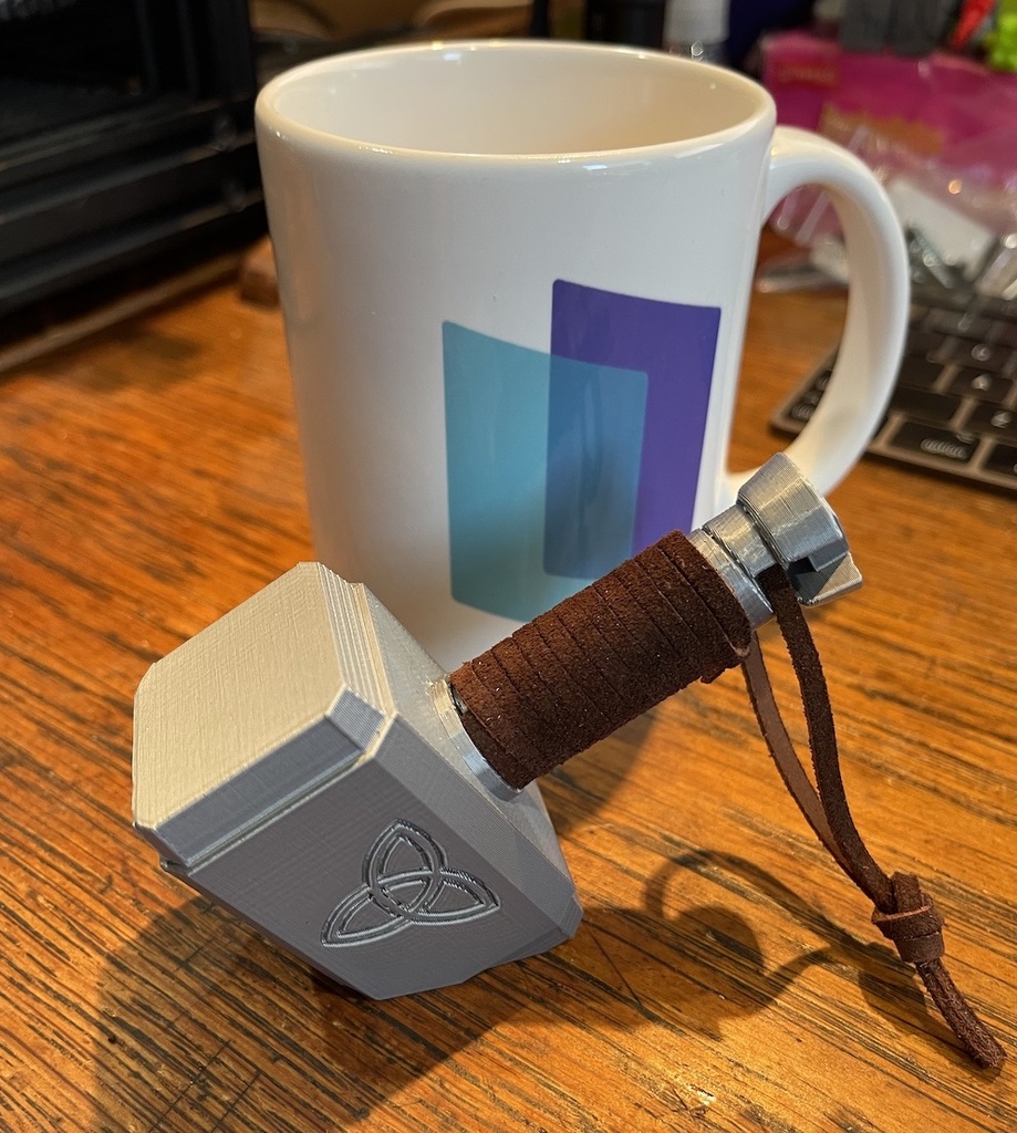 Thor's Hammer (Mjolnir) Large Fridge Magnet