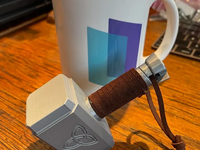 Thor's Hammer (Mjolnir) Large Fridge Magnet