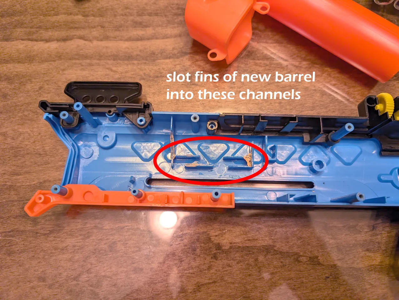 Nerf Rival Pathfinder XXII-1200 Custom Barrel & Attachments