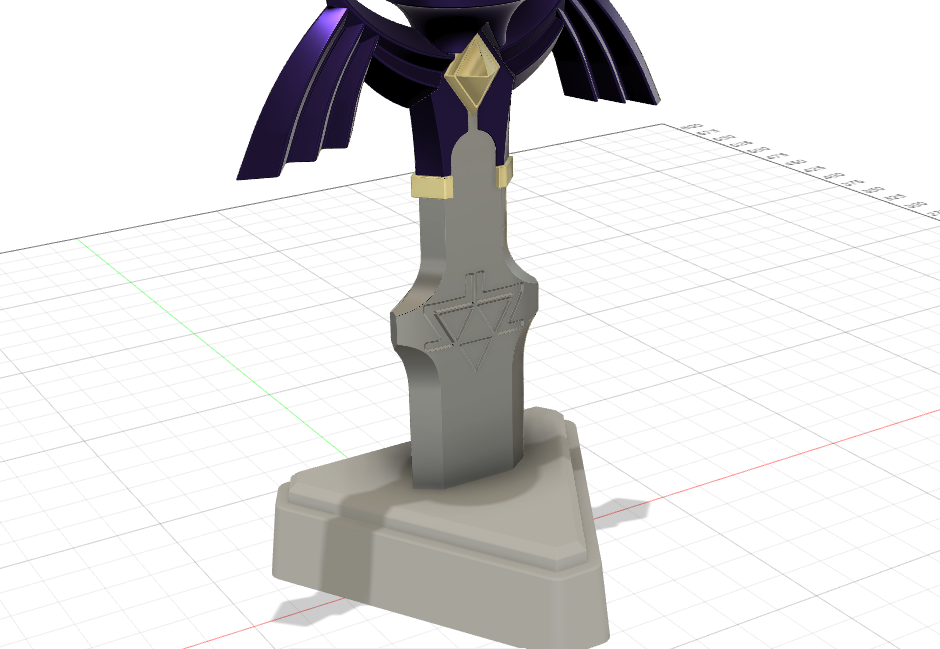 Master Sword BOTW Base — miniatura 12