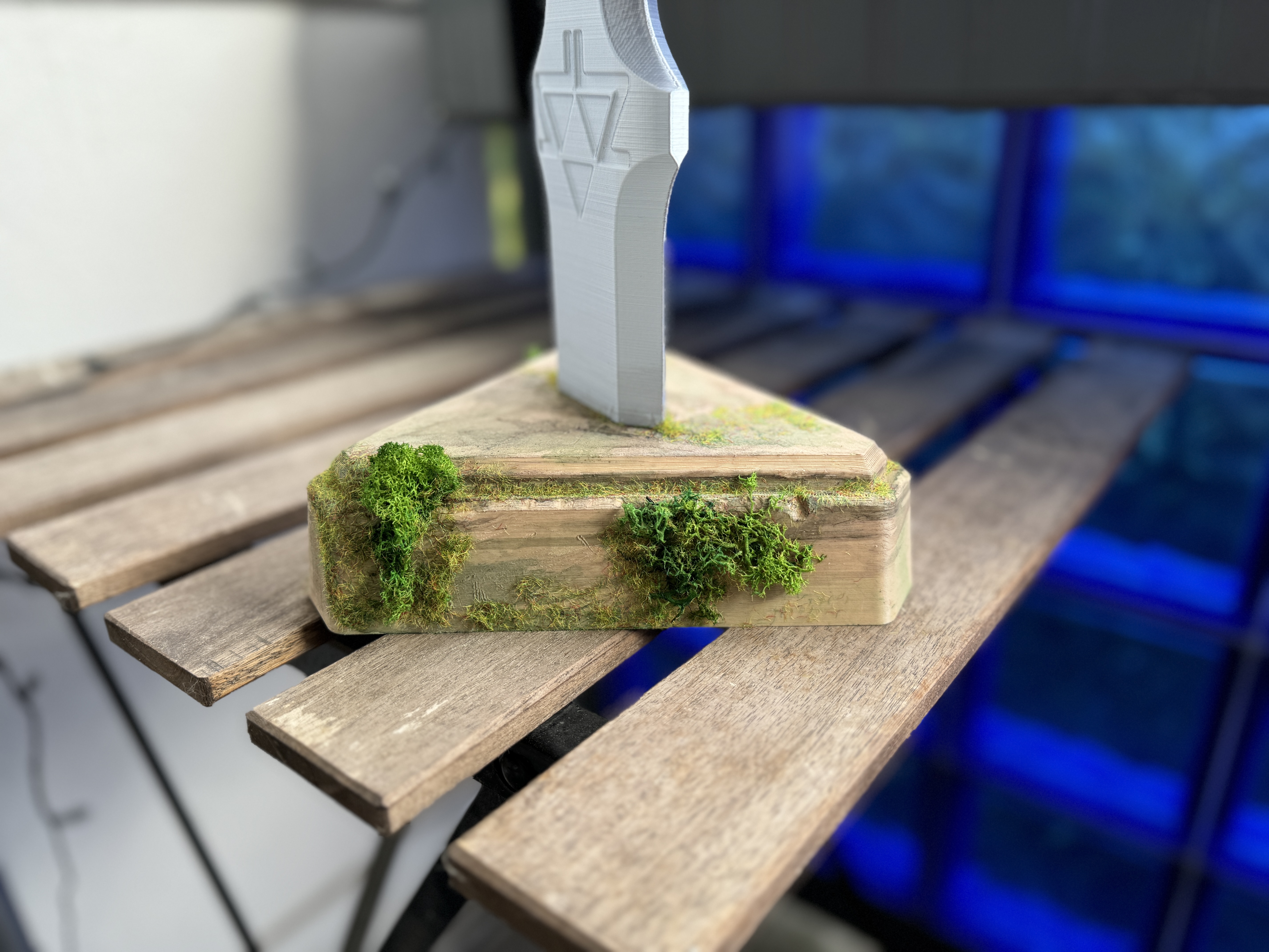 Master Sword BOTW Base — miniatura 3