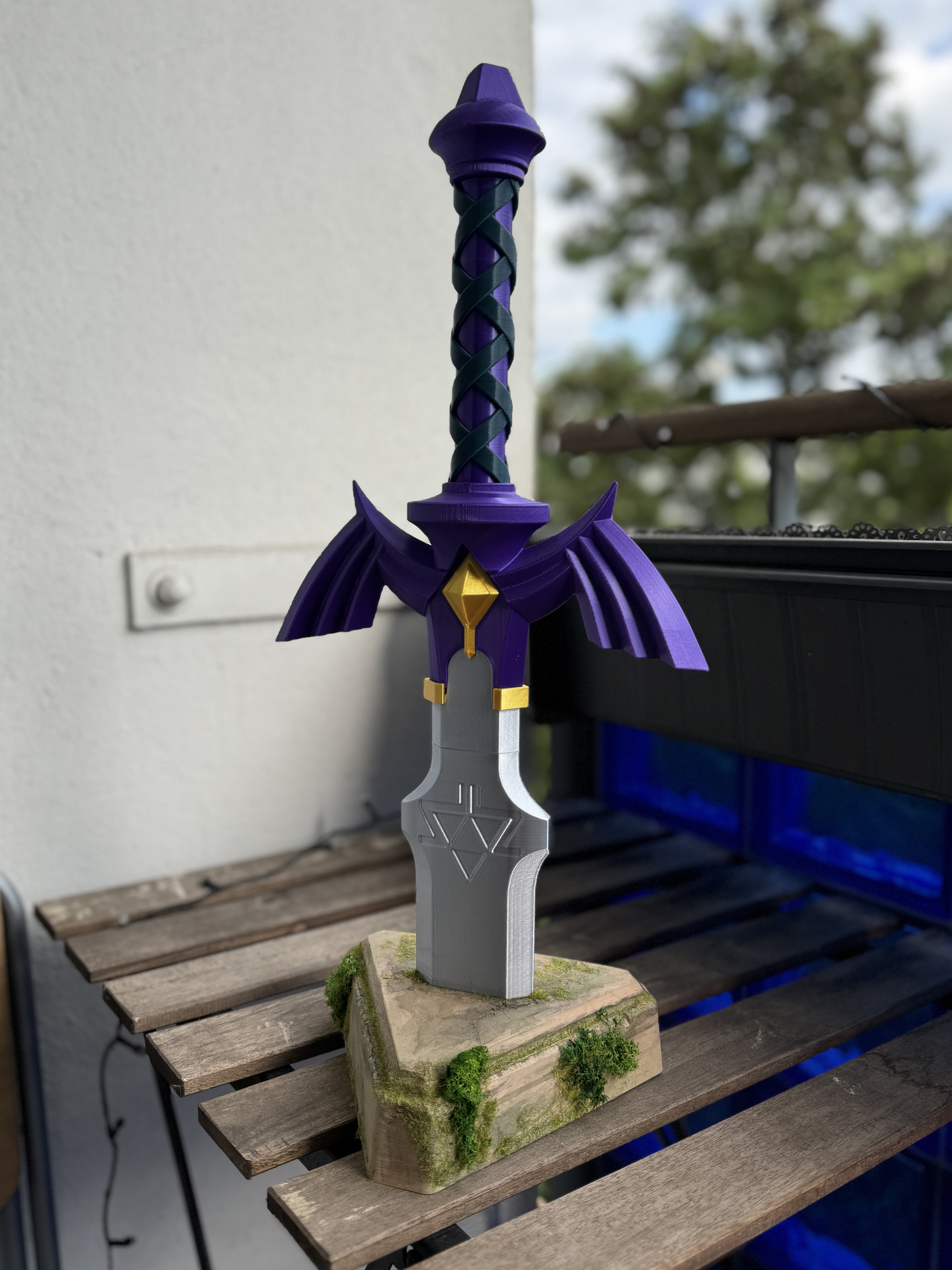 Master Sword BOTW Base — miniatura 2