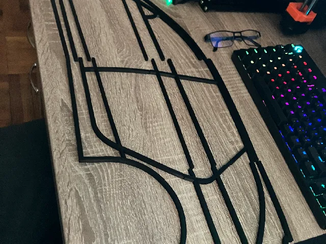 Audi A4 Avant Silhouette Wall Art