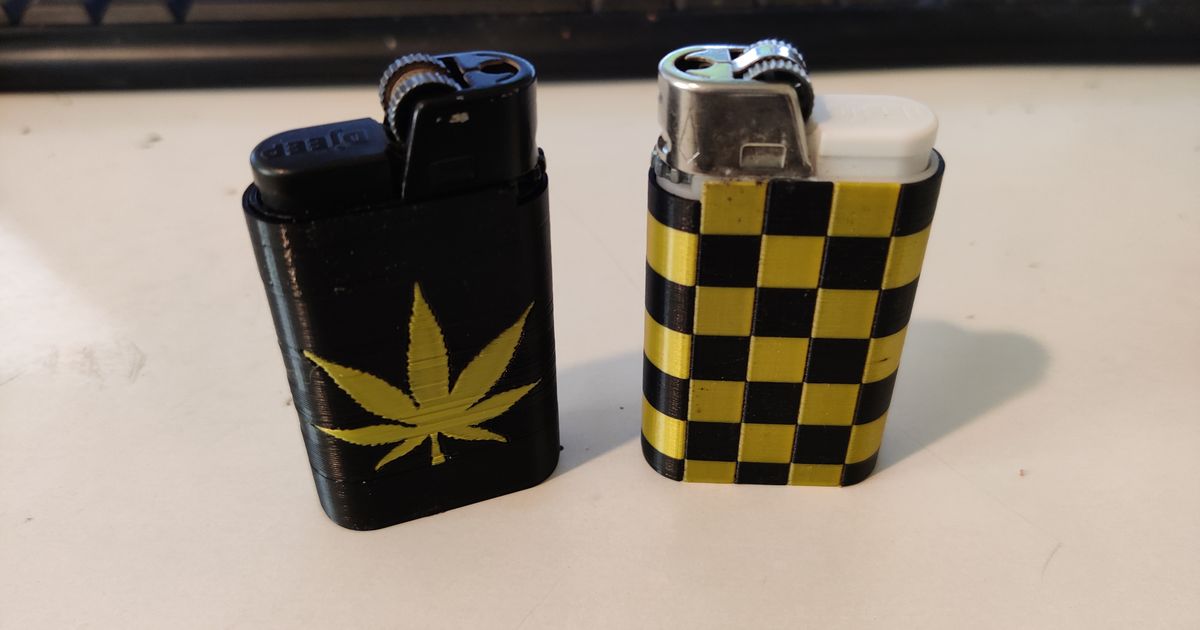 DJEEP Lighter cover Paint your own! by EJTH Download free STL model