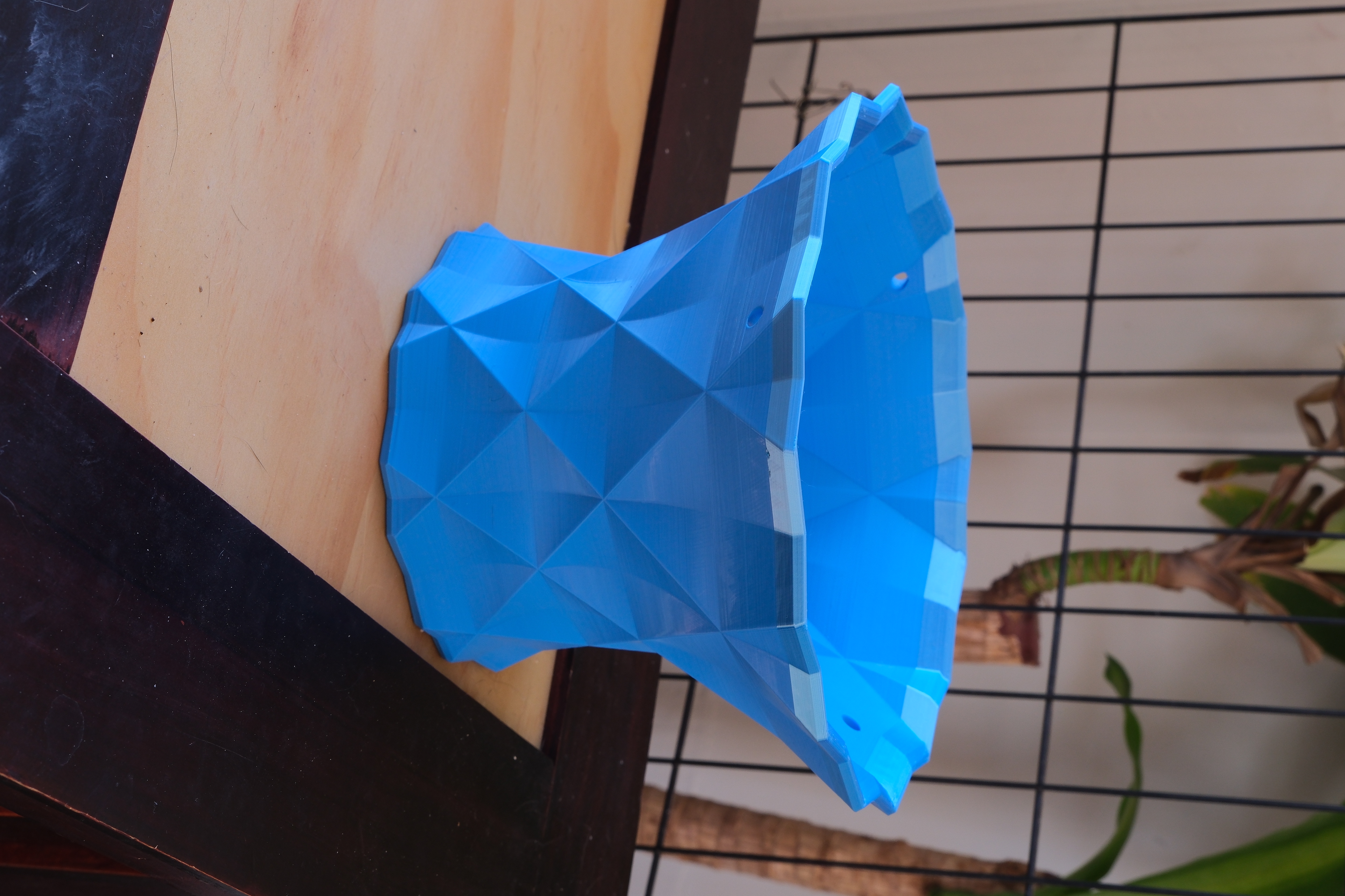 Geometric Double Spiral Hanging Planter
