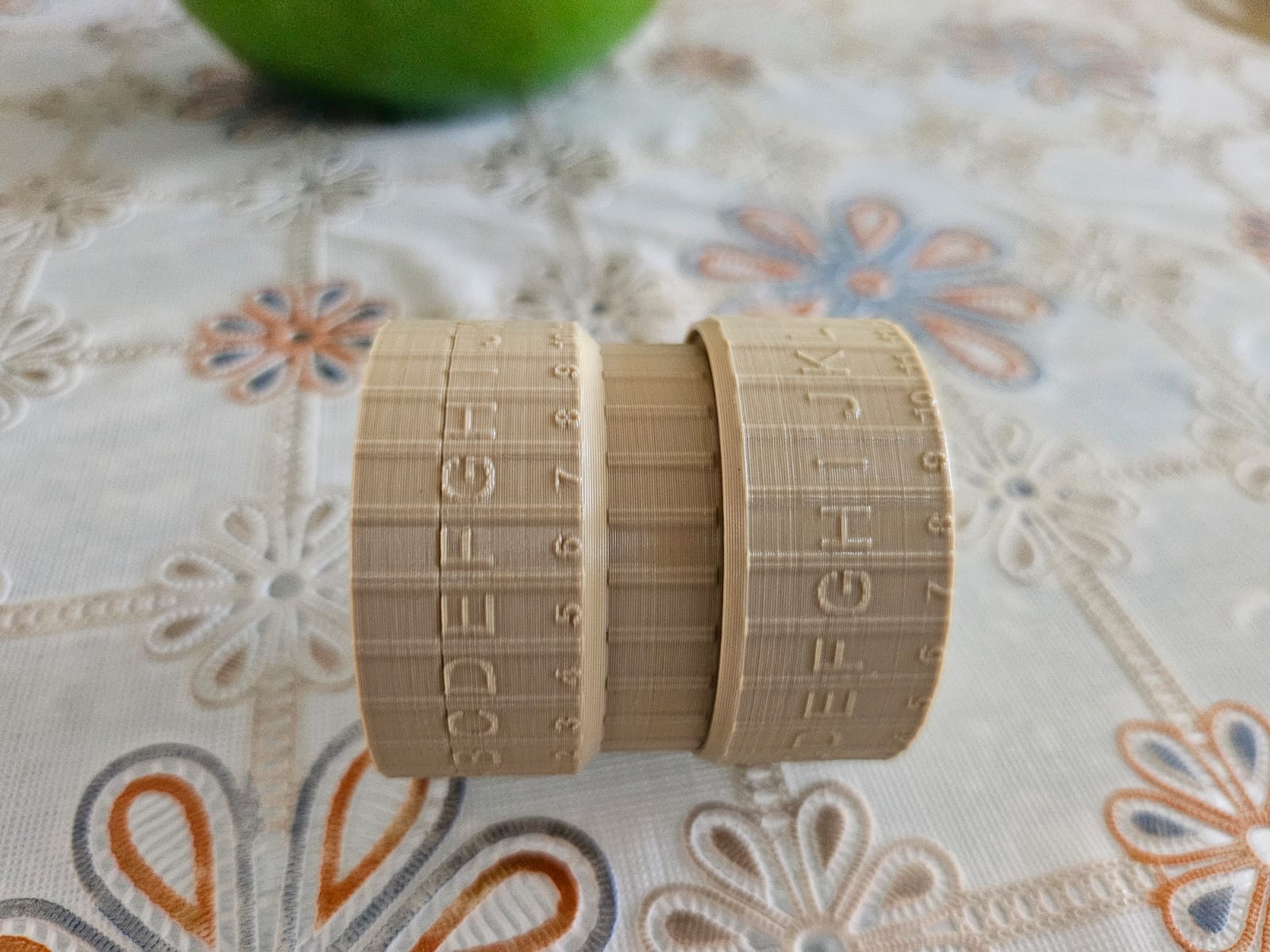 PrintinPlace Rotary Caesar Cipher Ring Cryptographic Decoder