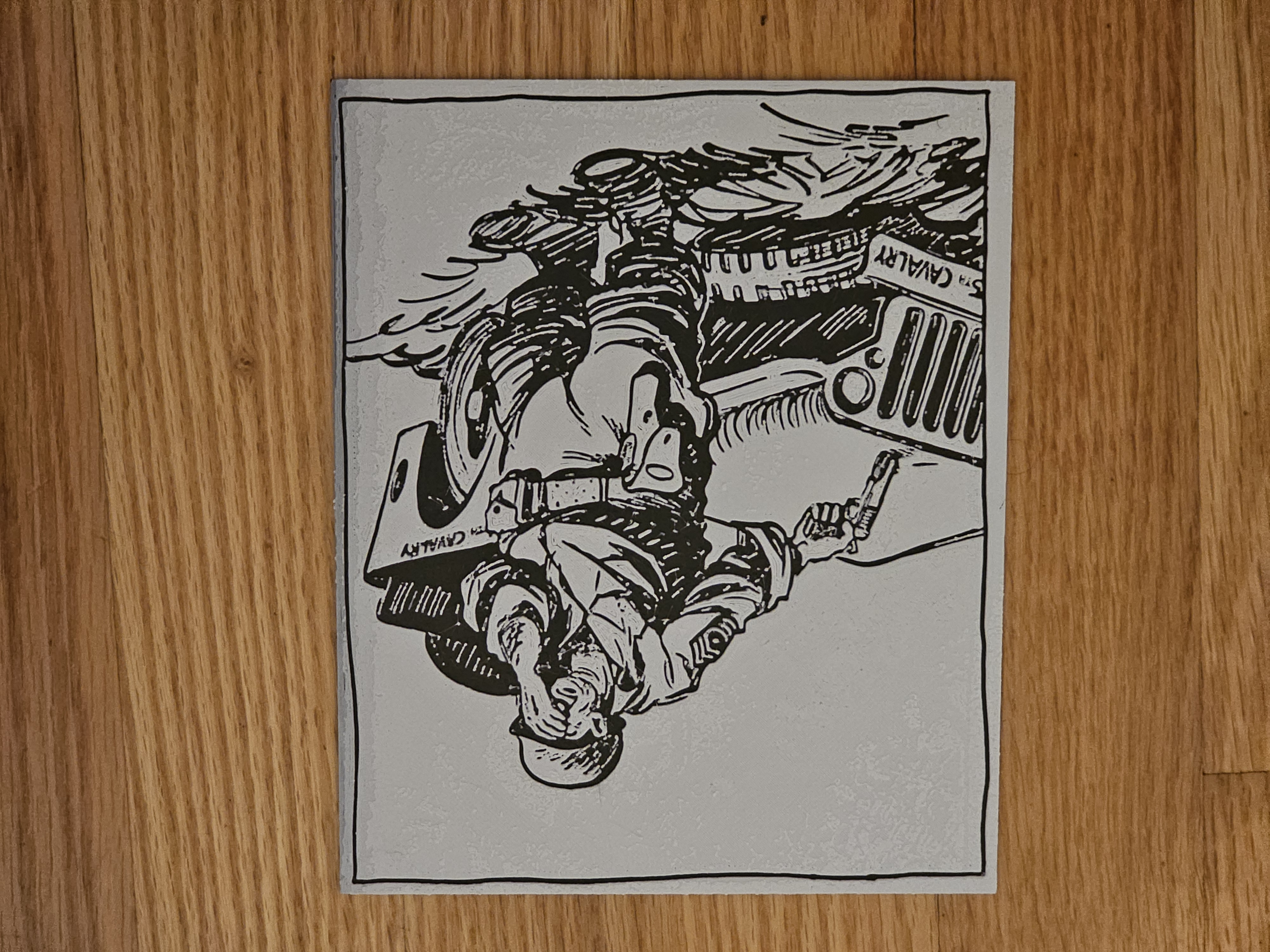 Bill Mauldin WWII Jeep cartoon